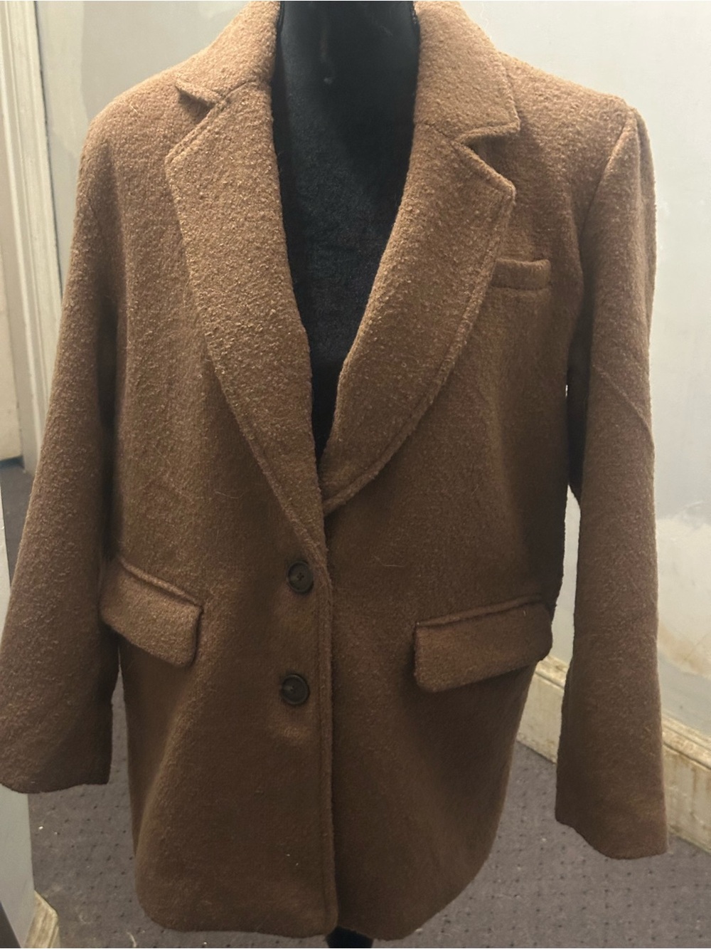 Universal Thread Knobby Medium Weight Light Brown Jacket